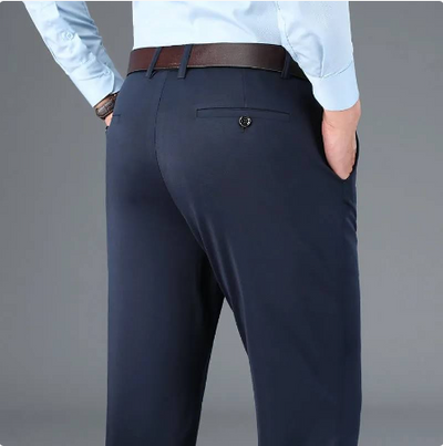 Quavero| Klassische Herrenhose mit hoher Elastizität