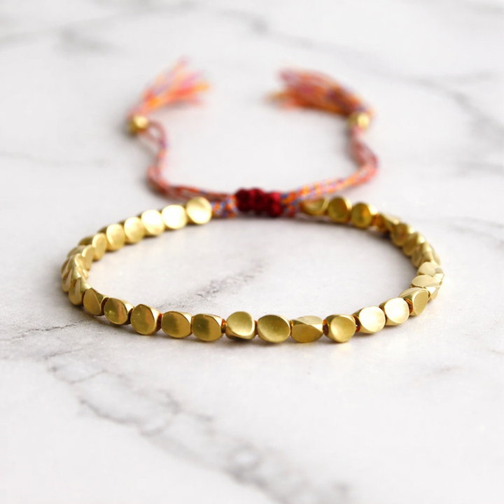Selira | Armband aus tibetischen Kupferperlen mit natürlicher Energie