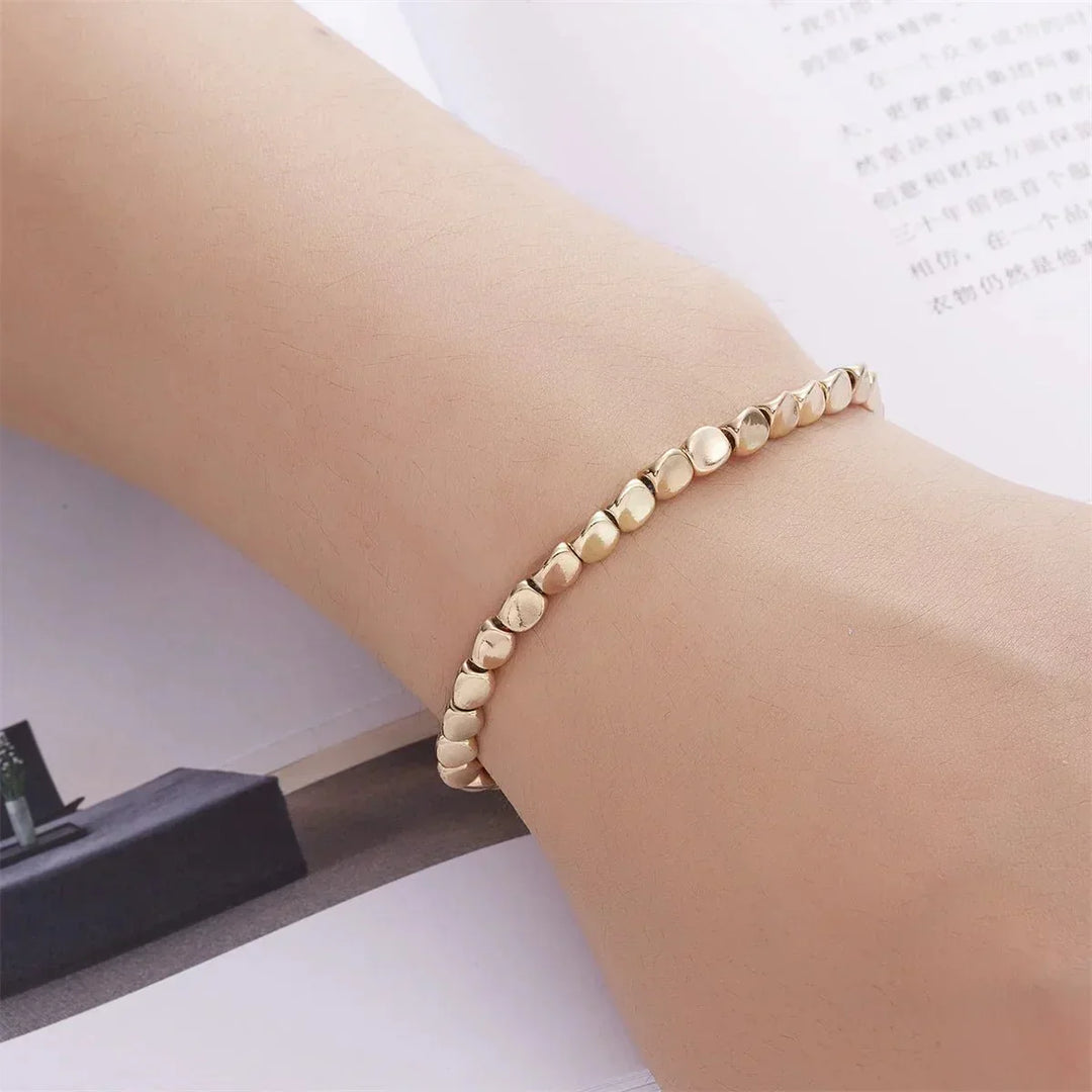 Selira | Armband aus tibetischen Kupferperlen mit natürlicher Energie